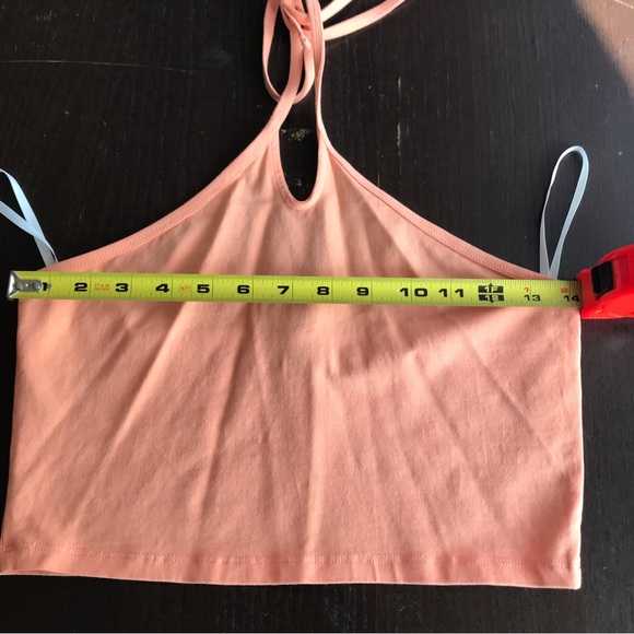 Aritzia creamsicle halter crop top size medium - Picture 4 of 5